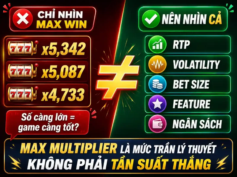 Đừng chọn slot game nổ hũ Habanero tại V9BET chỉ vì Max Multiplier